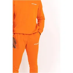 Sixth June, Herren, Sporthose, Jogging mit gesticktem weichem Logo (XL), Orange