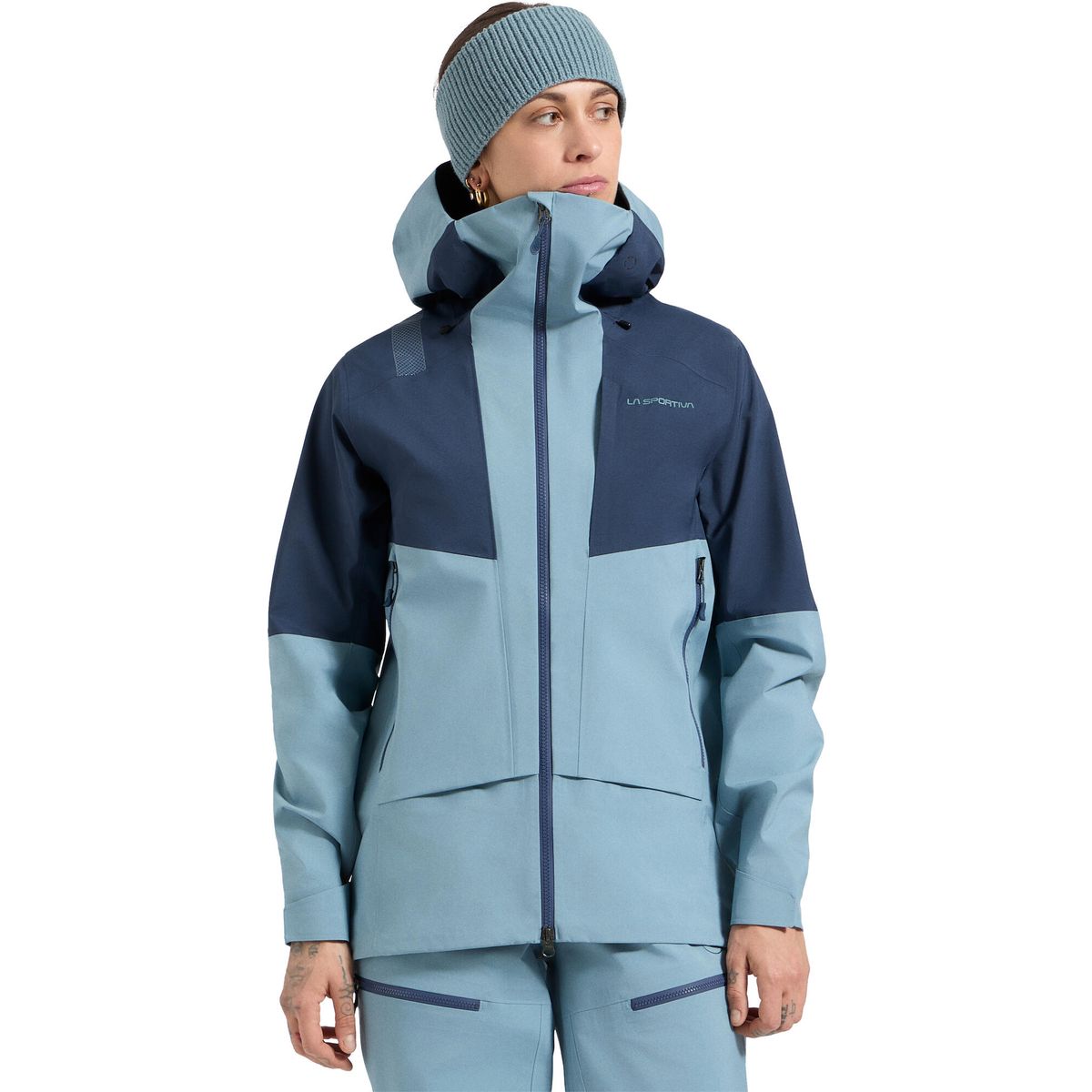La Sportiva Sender GTX Performance Jacket Women limestone/night sky (B53B46) S ZAMJ103B53B46S