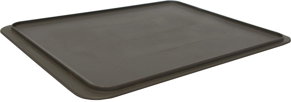 kaiserkraft Deckel für Stapelbehälter, LxB 400 x 300 mm, grau