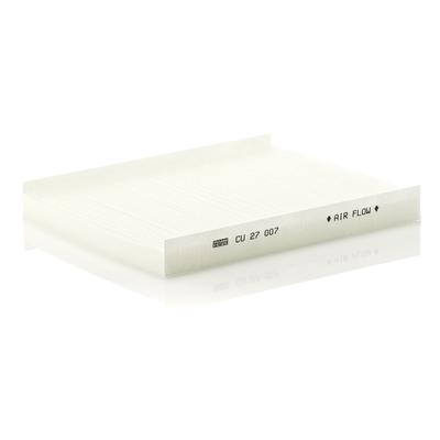 MANN-FILTER Filter, Innenraumluft cu27007 hinter dem Handschuhfach für HYUNDAI