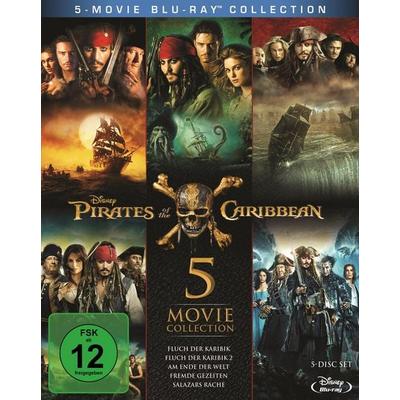 Pirates of the Caribbean 1-5 Box [5 BRs], Blu-ray