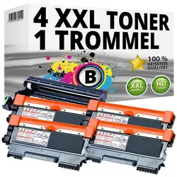 Druckfuxx, Toner, TONER SET kompatibel BROTHER HL-2240D 2250DN 2270DW 7360 7460DN 7860DW