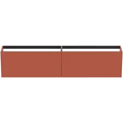 Ideal Standard Waschtischunterschrank Conca, 2 Auszüge, ohne Platte, 2385x373x540mm, Sunset