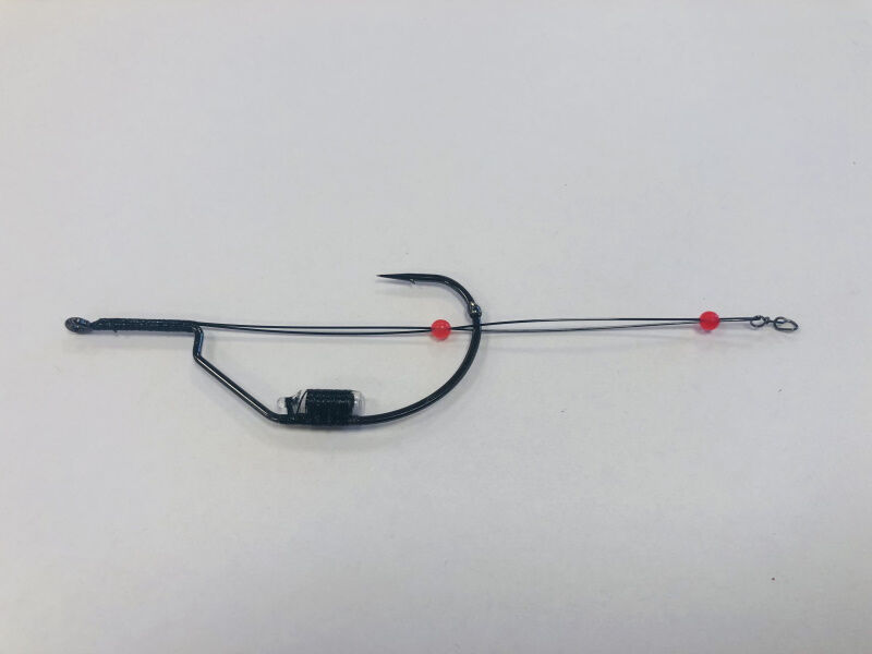 lystfisk.dk Geddeflue Weedless Rig Med Rattle Og Clips