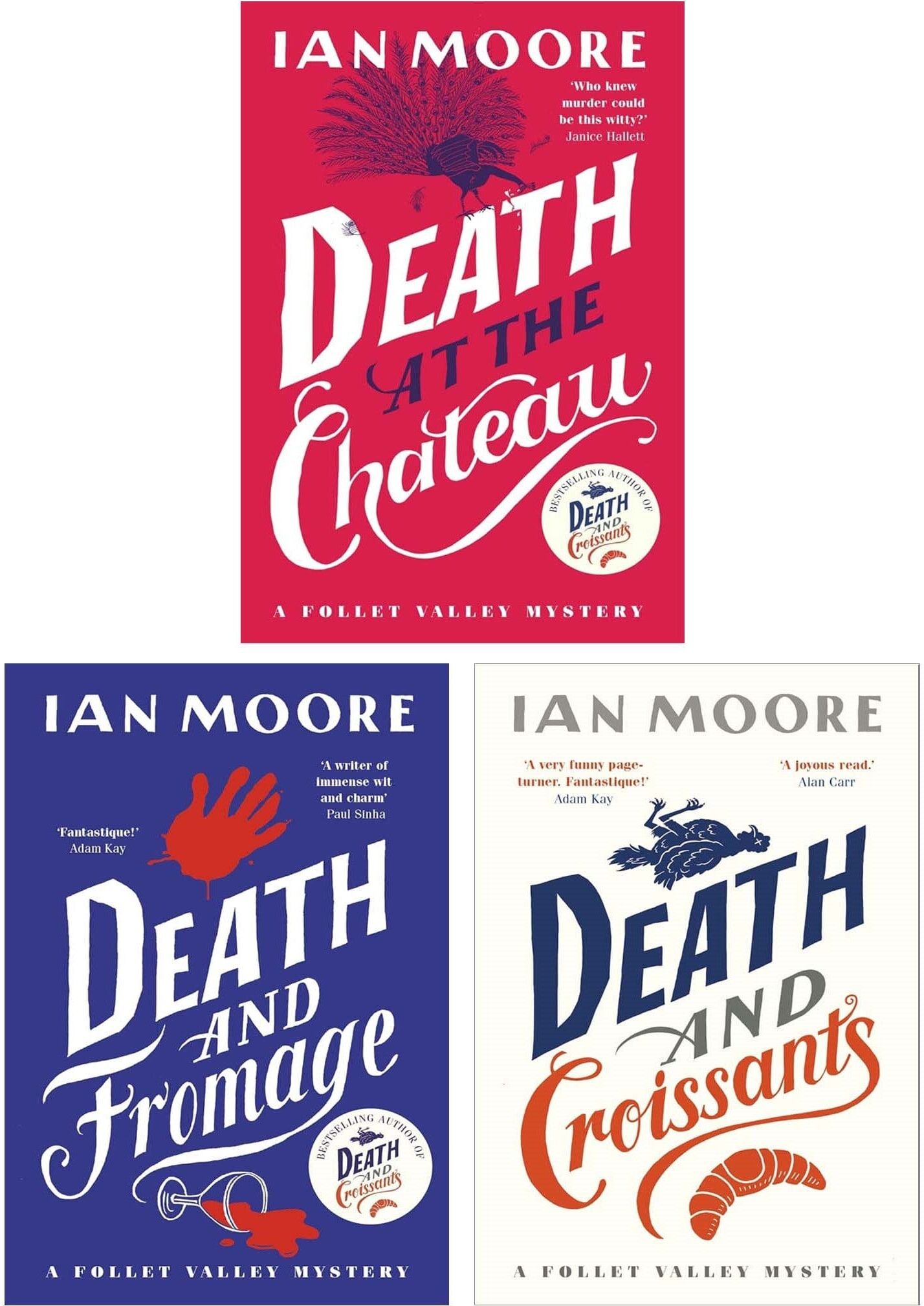 A Follet Valley Mystery By Ian Moore 3 Books Collection Set - Fiction - Paperback Duckworth Books