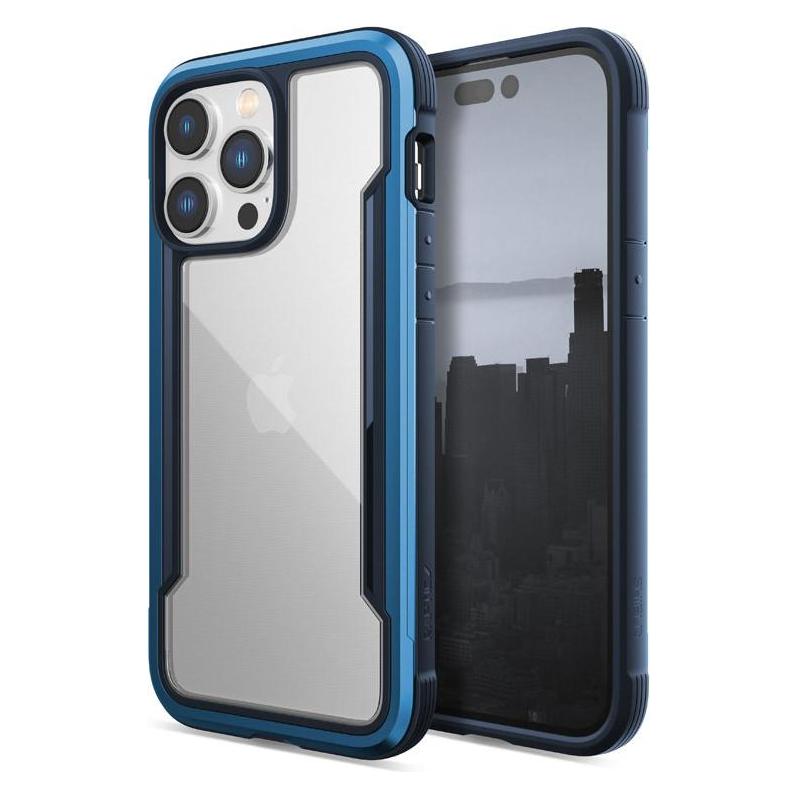 X-Doria Raptic Shield Case iPhone 14 Pro Max Armor Cover Blau (Apple iPhone 14 Pro Max) (Raptic Shield for iPhone 14 Pro Max Marine Blue)