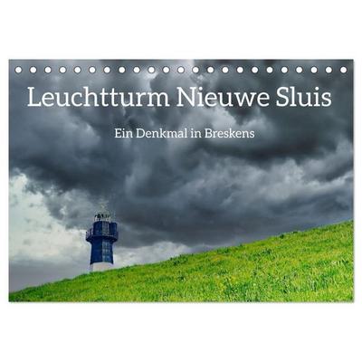 Leuchtturm Nieuwe Sluis, Ein Denkmal in Breskens (Tischkalender 2027 DIN A5 quer), CALVENDO Monatskalender