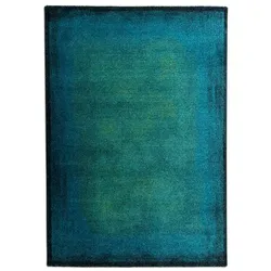 Teppich Uni Art 133 x 190 cm Polypropylen Blau