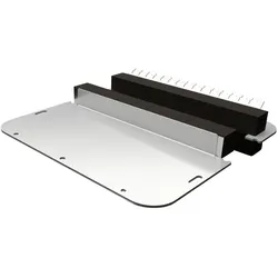 Rittal RITT Metall-Flanschplatte, Serverschrank Zubehör, Silber