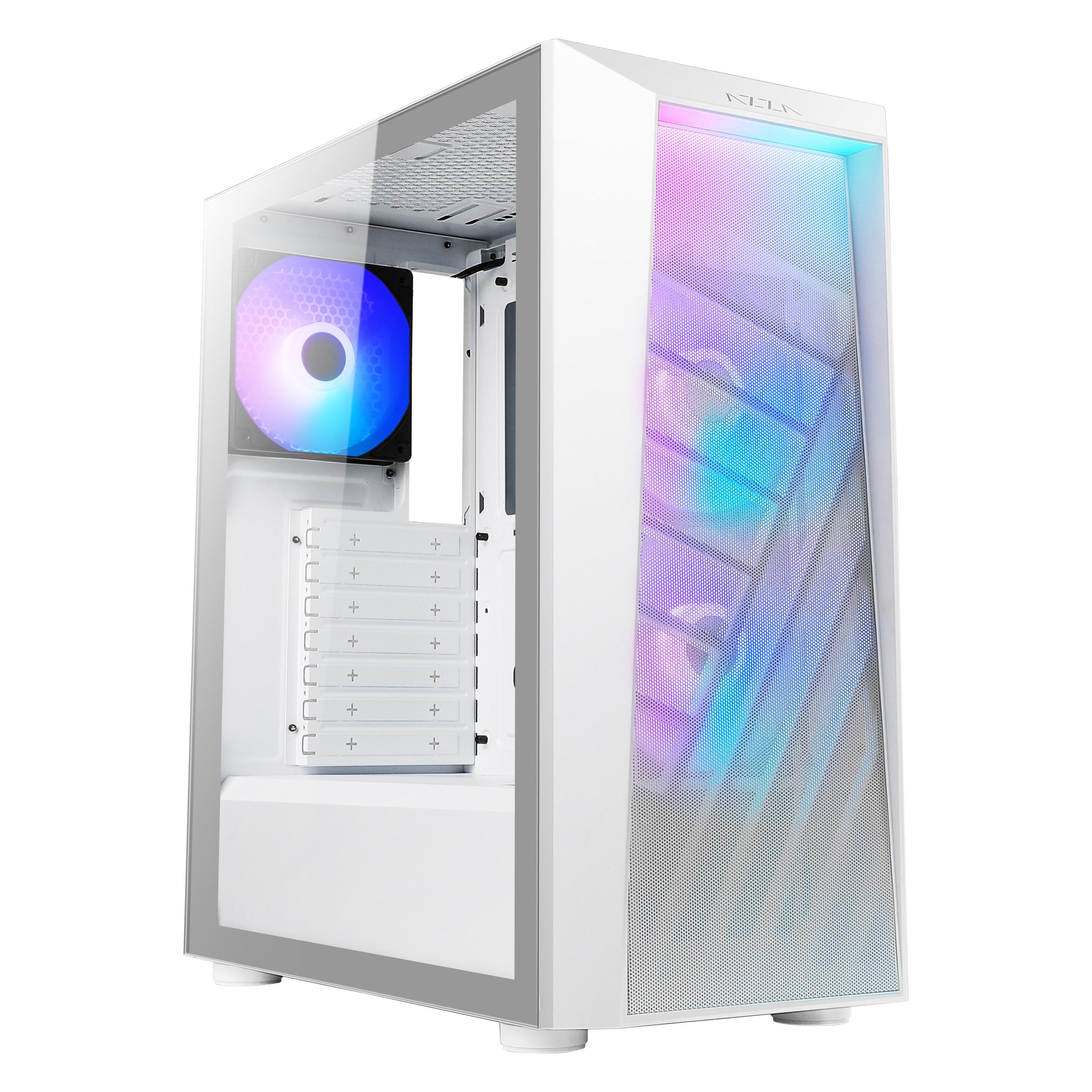 Azza Geh Midi ATX Sentinel 205A01W, white (ATX, ITX, mATX) (CSAZ-205A01W)