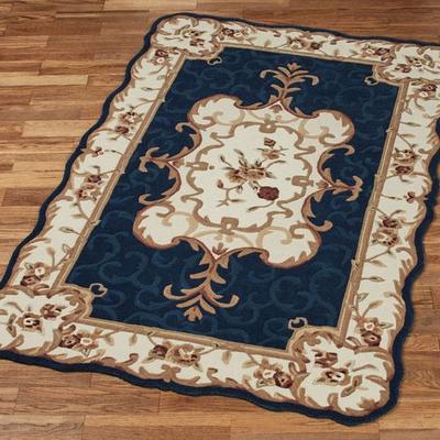 Nourison / Exclusives "Evalina Rectangle Rug, 7'3"" x 9'3"", Navy"