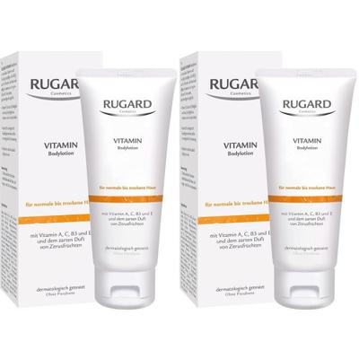 Rugard Vitamin Bodylotion 2x 2x200 ml Körperlotion