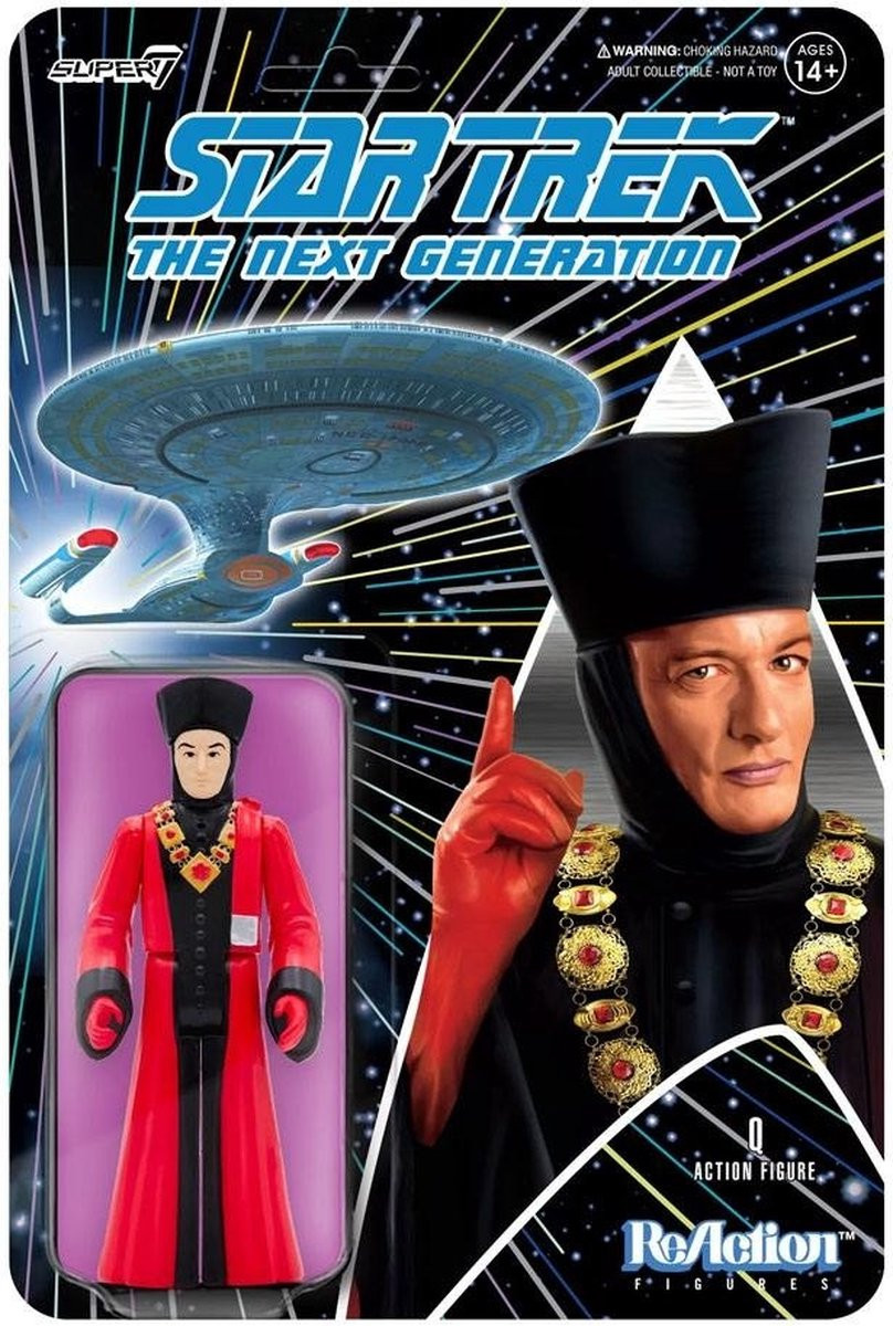 Super7 Star Trek: The Next Generation ReAction Action Figure Wave 2, 10 cm