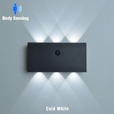 Uplift Picks 5200mAh Rechargeable Motion Sensor LED Wall Sconce black (6000k)