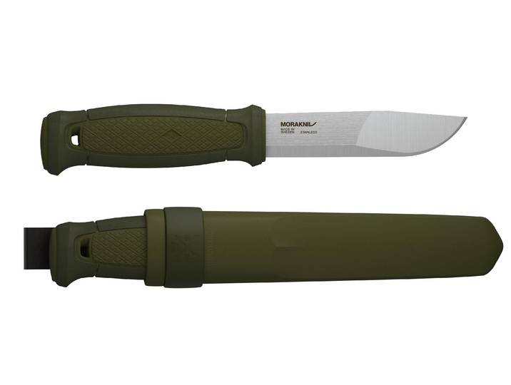 Taschenmesser morakniv Survival Knife Kansbol , grün (olivgrün), L:22,6cm, Edelstahl, Outdoormesser, Taschenmesser