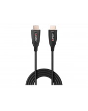 Lindy 15m Fibre Optic Hybrid HDMI 8K60 Kabel Digital/Display/Video Glasfaser LWL CE FCC (38511)