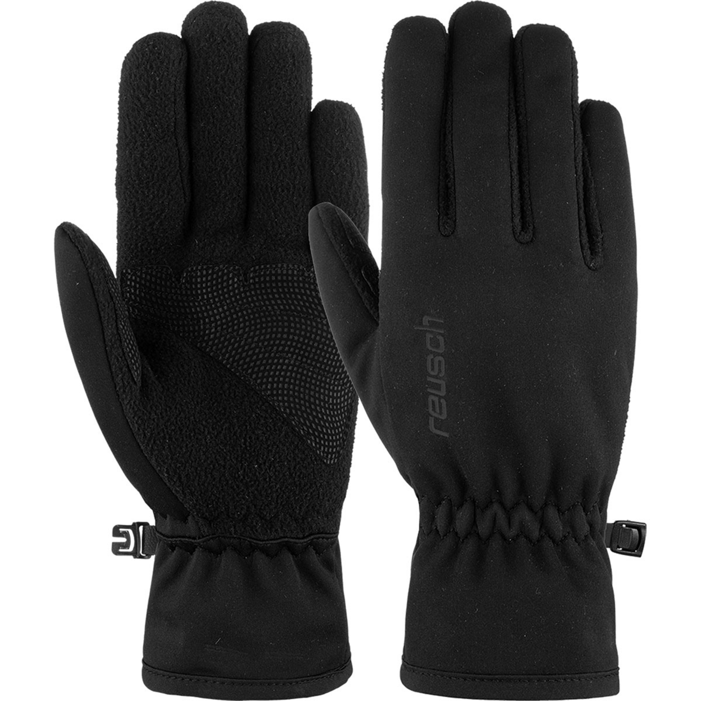 Reusch Twister Kinder Fingerhandschuhe schwarz Größe 5 Lifestyle Widerstandsfähig Wasserabweisend