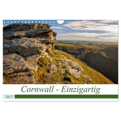 Cornwall - Einzigartig (Wandkalender 2027 DIN A4 quer), CALVENDO Monatskalender