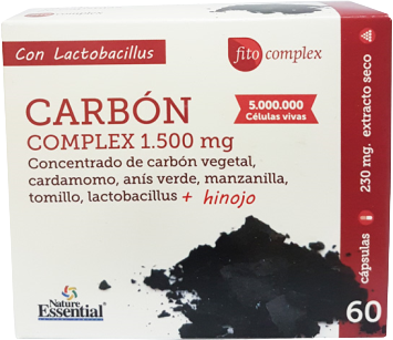 Nature Essential Active Complex Charcoal 60 Capsules