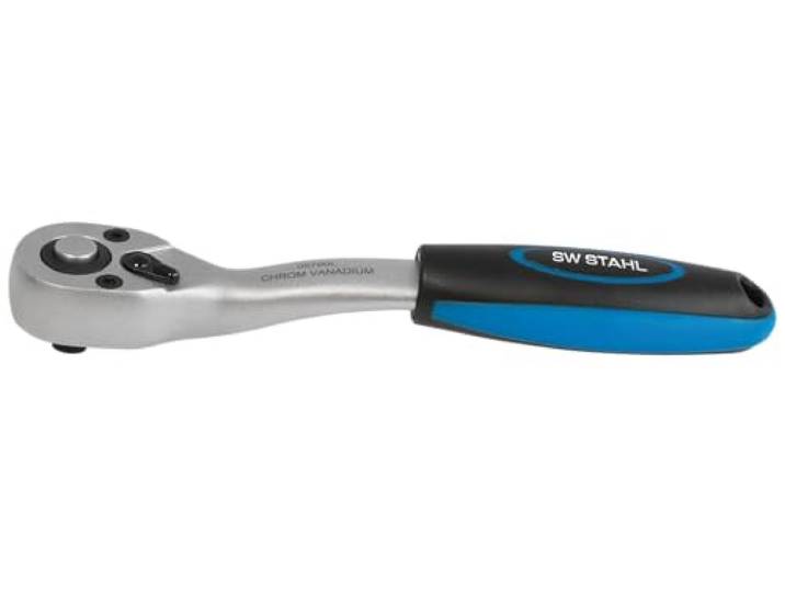 SW Stahl 05790L Omschakelbare Ratel, 1/4 Inch, Ergo-Uitvoering