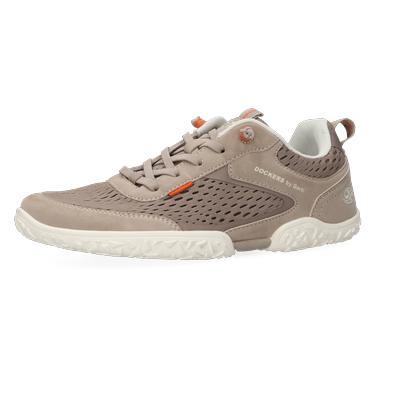 Slip-On Sneaker DOCKERS BY GERLI, Herren, Gr. 43, beige, Lederimitat, Textil, Basic, Schuhe, Schlupf Sneaker, Freizeitschuh, Halbschuh