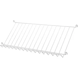 String System Zeitschriftenablage Metallgitter Weiß