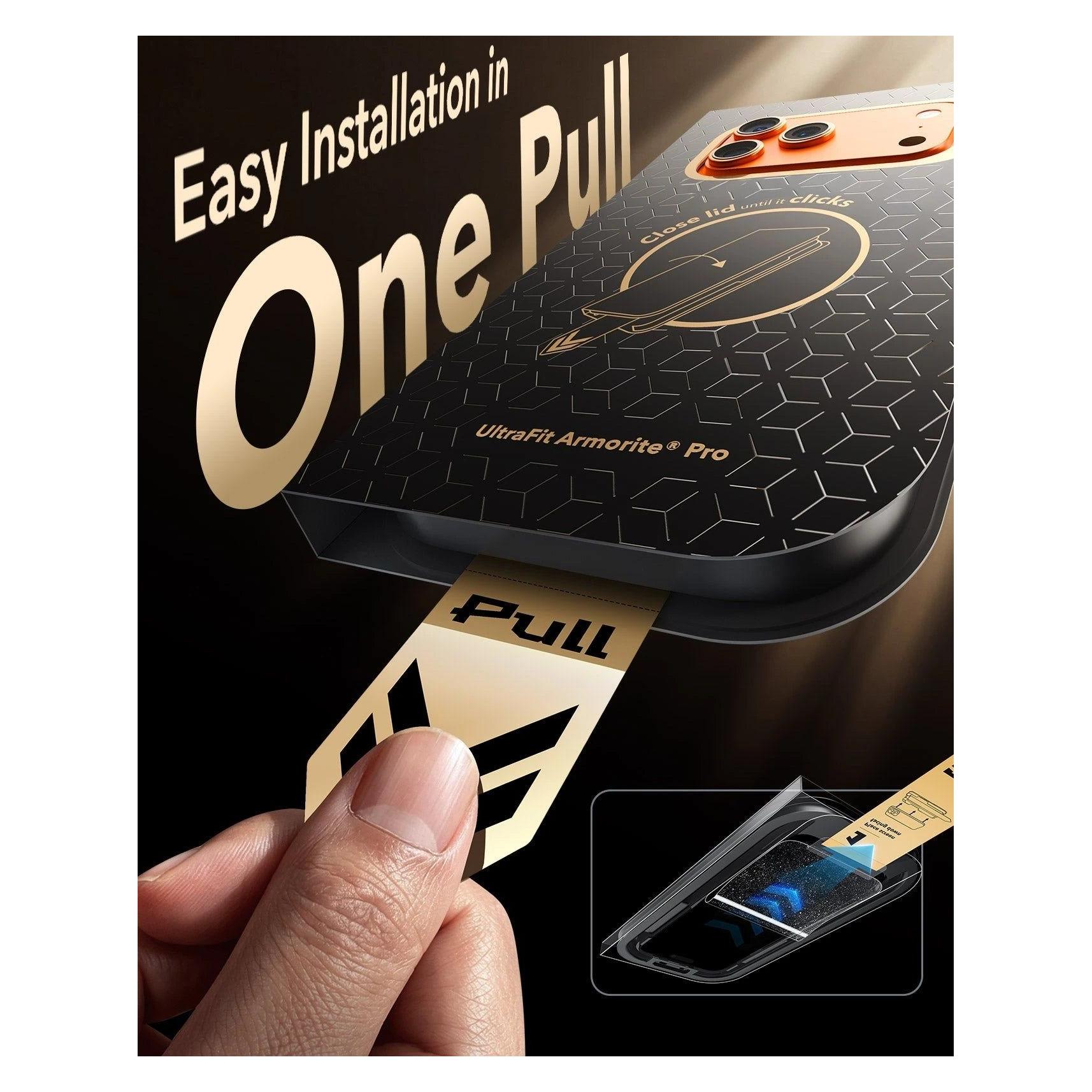 ESR - Privacy Armorite Displayschutzfolie UltraFit (3er-Pack) - iPhone 18 Pro Max - Schwarz (3 Stk., Apple iPhone 18 Pro Max) (74679664)