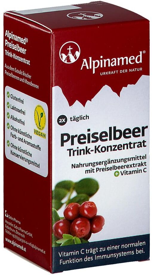 Alpinamed Preiselbeer Trink Konzentrat 100ml