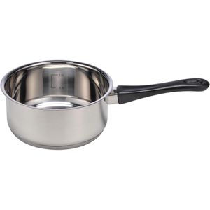 Böttcher-AG Stielkasserolle Ø 16 cm, induktionsgeeignet, aus Edelstahl, 1,5 Liter
