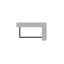 Duravit Starck Möbelverkleidung ST891908282 für Ecke rechts, für 700205, Weiß, Acryl