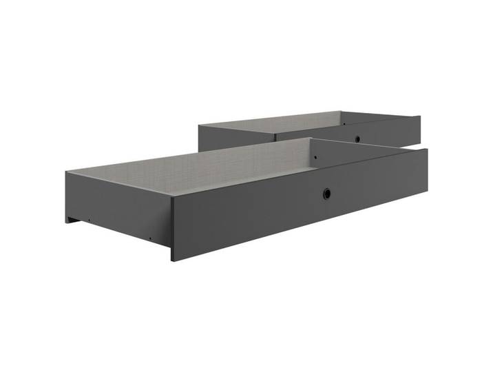 Boxxx Bettschubkasten, Graphit, 141x20x61 cm, BQ - Bündnis für Qualität, Made in Germany, DIN EN ISO 9001, Schlafzimmer, Betten, Bettkasten