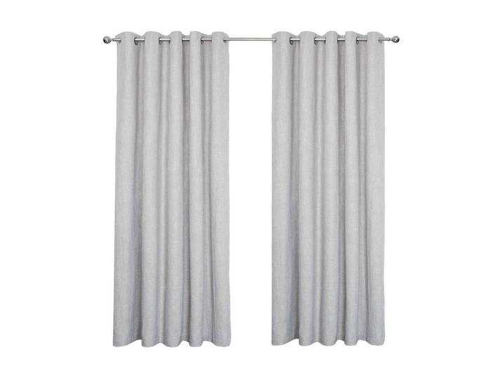 VERDUNKELUNGSVORHÄNGE Bouclé-Stil mit Thermo-Funktion, Ösen 228/182 cm