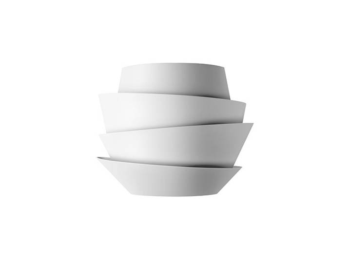 FOSCARINI lampe murale applique LE SOLEIL (Blanc - polycarbonate verni)