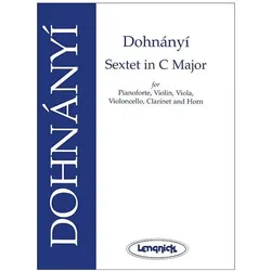 Sextet C major op.37 for piano, violin, Fachbücher von Ernö Dohnanyi