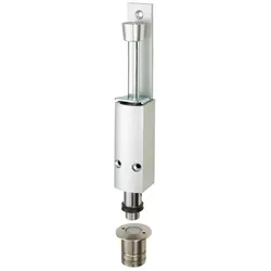 Türfeststeller KWS 1241 mit Bodenbuchse, 30 mm Hub
