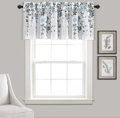 Lush Decor Weeping Flower Room Darkening Window Curtain Valance - 52x18