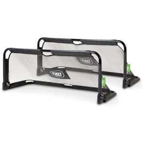 EXIT-Toys Fußballtor Panna, aus Metall, schwarz, faltbar, 150 x 60 cm, 2 Stück
