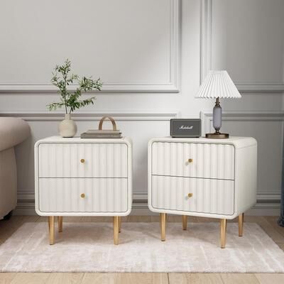 No Modern Nightstand Set of 2