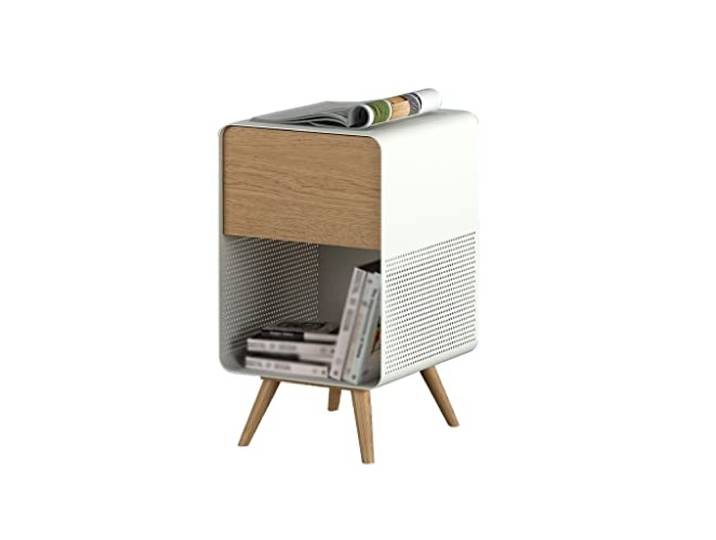 YCCHAH Bett mit Stauraum Nachttisch Ablage Schubladen Rack Kleiner Apartment-Lagerschrank Schlafzimmer Vier Eckerhalterung Beizertisch Desktop