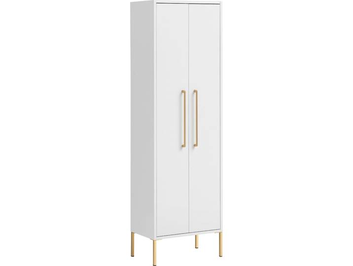 Midischrank SCHILDMEYER Sarah , weiss (weiß), B:46,2cm H:154,7cm T:30,1cm, FSC-zertifizierter Holzwerkstoff, Schränke, Midischrank, Solide Verarbeitung - Dieses Produkt ist in Deutschland gefertigt