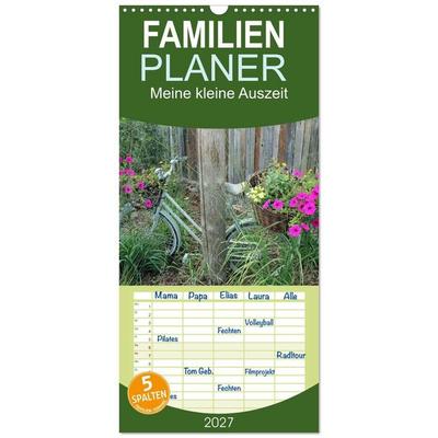 Familienplaner 2027 - Meine kleine Auszeit mit 5 Spalten (Wandkalender, 21 x 45 cm) CALVENDO