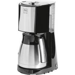 Melitta Enjoy Therm Kaffeemaschine Schwarz, Edelstahl Fassungsvermögen Tassen=10 Isolierkanne, mit Druckbrühsystem 1017-08