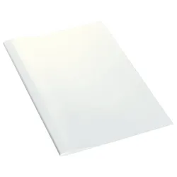 LEITZ 177160 Thermobindemappe Standard, A4, Rückenbreite 4 mm, 100 Stück, weiß
