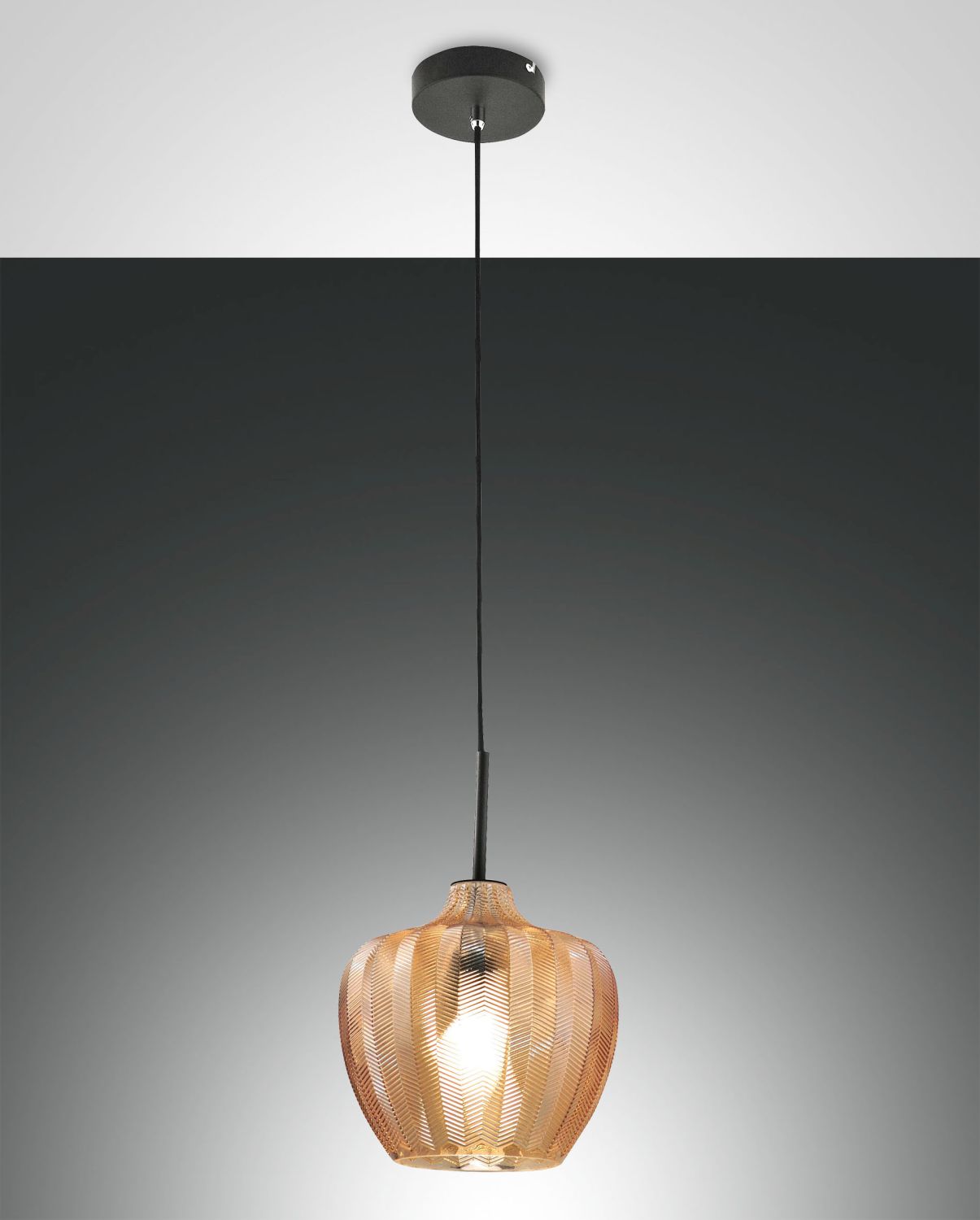 Fabas Luce Pendelleuchte GALLURA Amber 3722-40-125 8019282540472