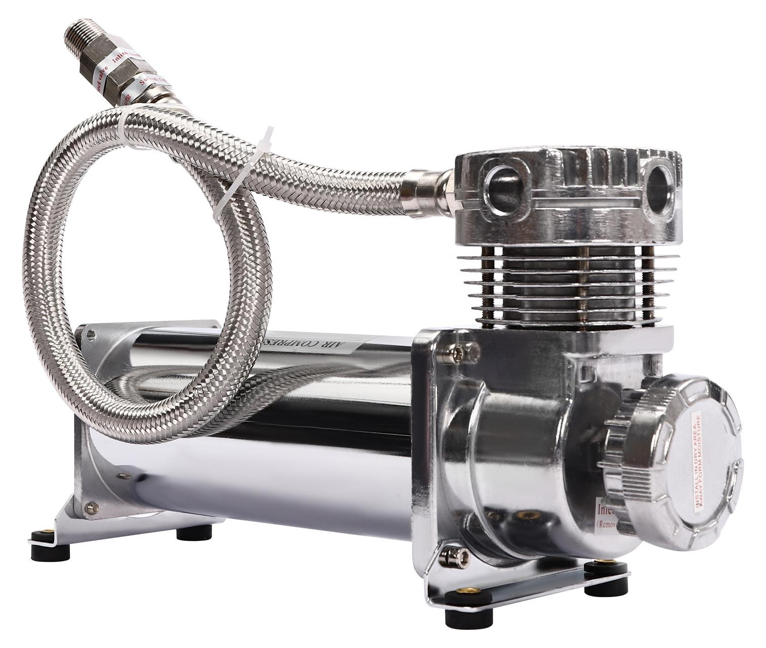 Selius Draagbare luchtcompressor - 200 PSI - 12V - IJzer en koper