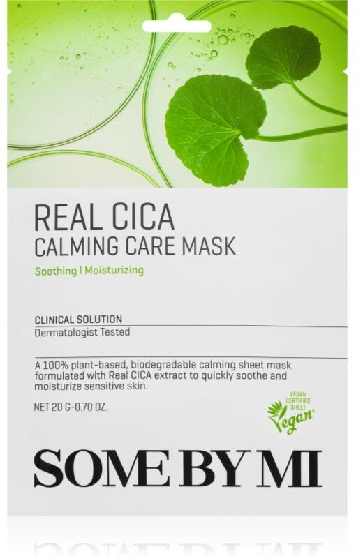 Some By Mi Clinical Solution Cica Calming Care Mask soothing sheet mask for sensitive skin 20 g