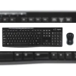 Logitech Wireless Combo MK270 Tastatur Maus enthalten RF Wireless QWERTY Nordisch Schwarz
