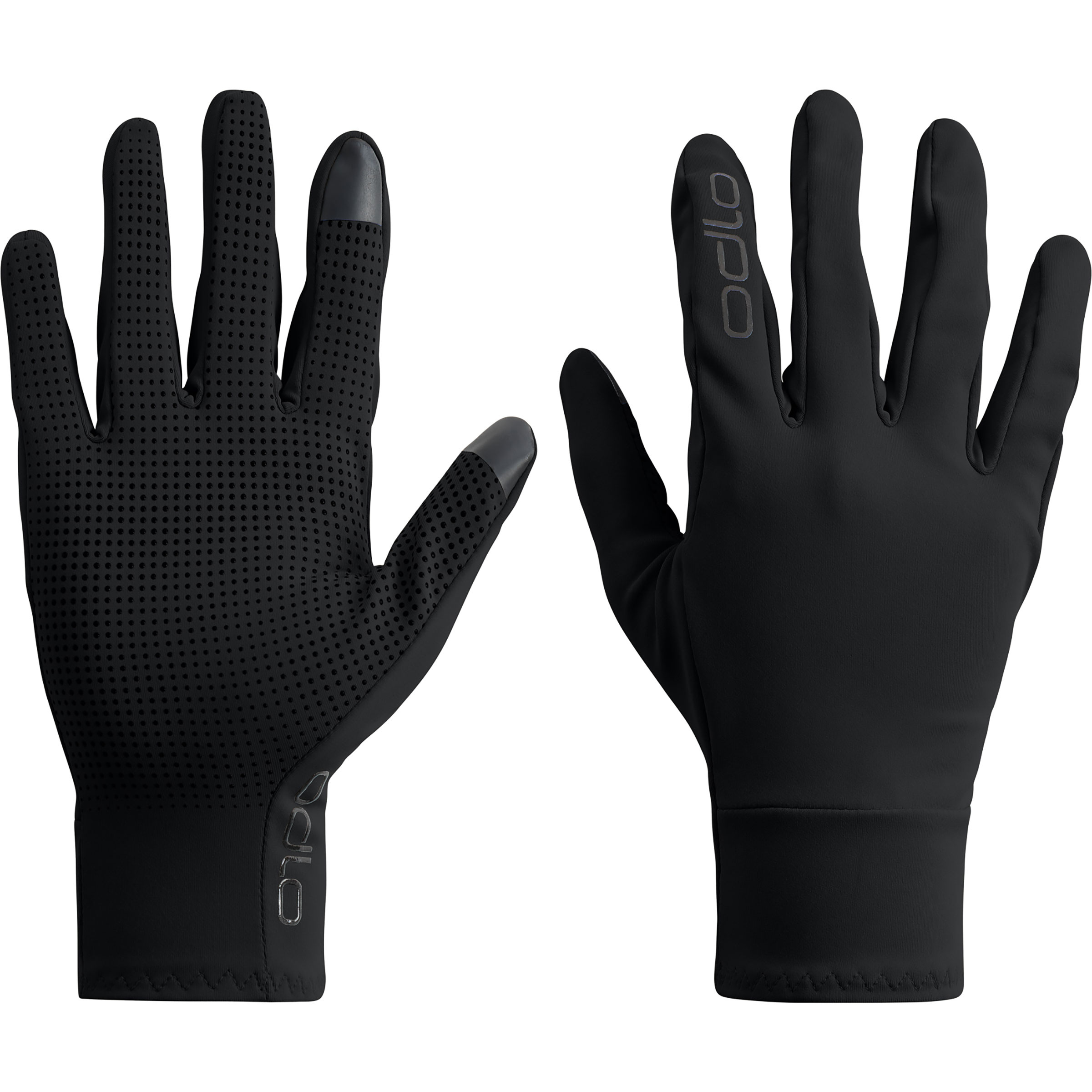 Odlo Multisport Light Fingerhandschuhe schwarz Größe XL Trekking Elastisch