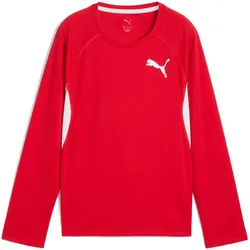 Puma, Jungen, Sportshirt, Y CROSS THE LINE LS 3.0 (152), Rot, 152