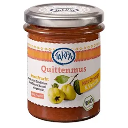 Tarpa Quittenmus mit Orangenschalen & Vanille bio